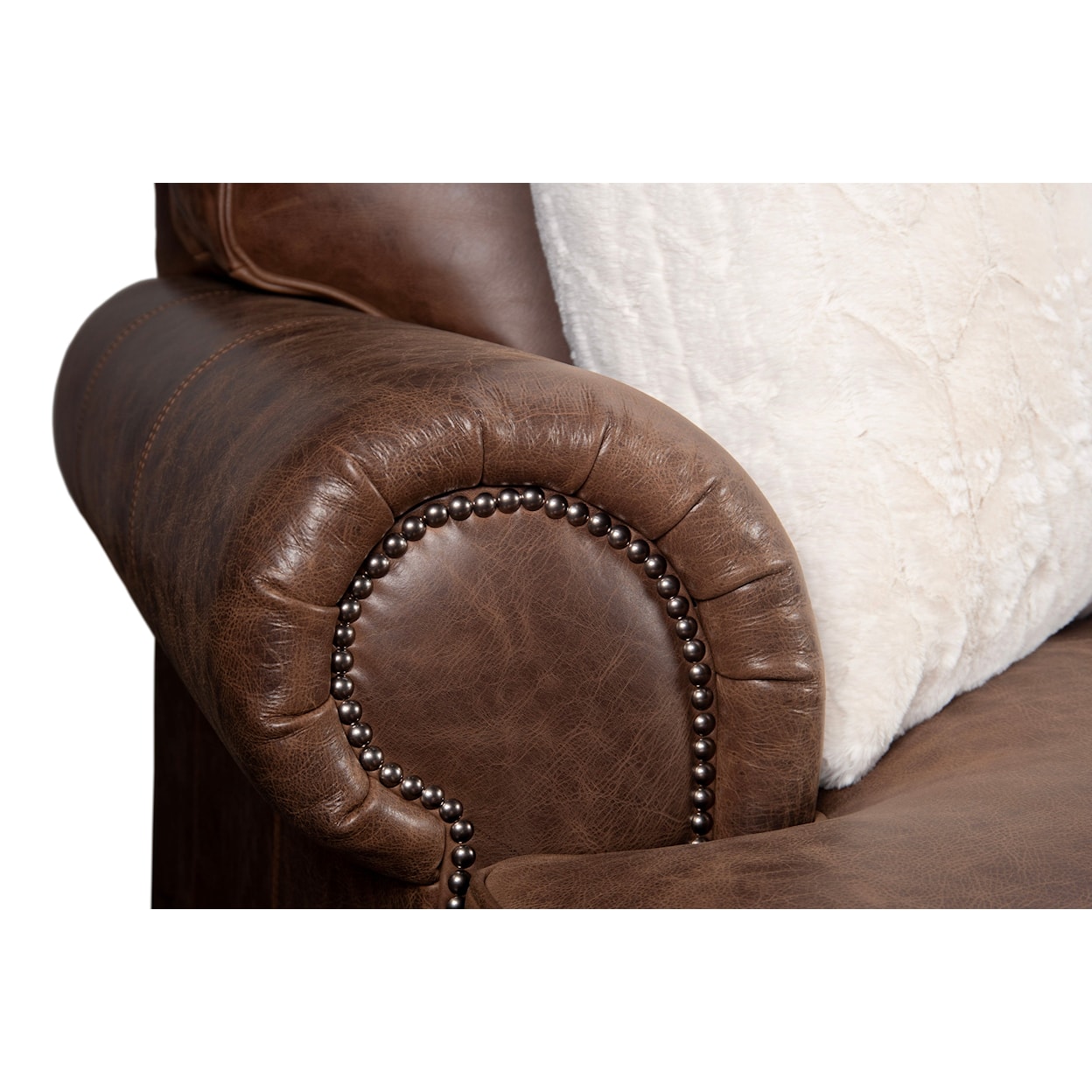 Bernhardt Foster  Foster Leather Sofa