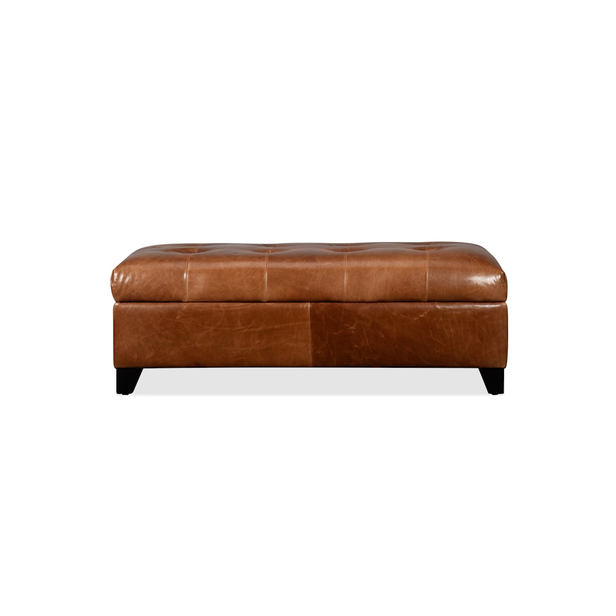 Jonathan Louis Tianna Tianna Leather Storage Ottoman