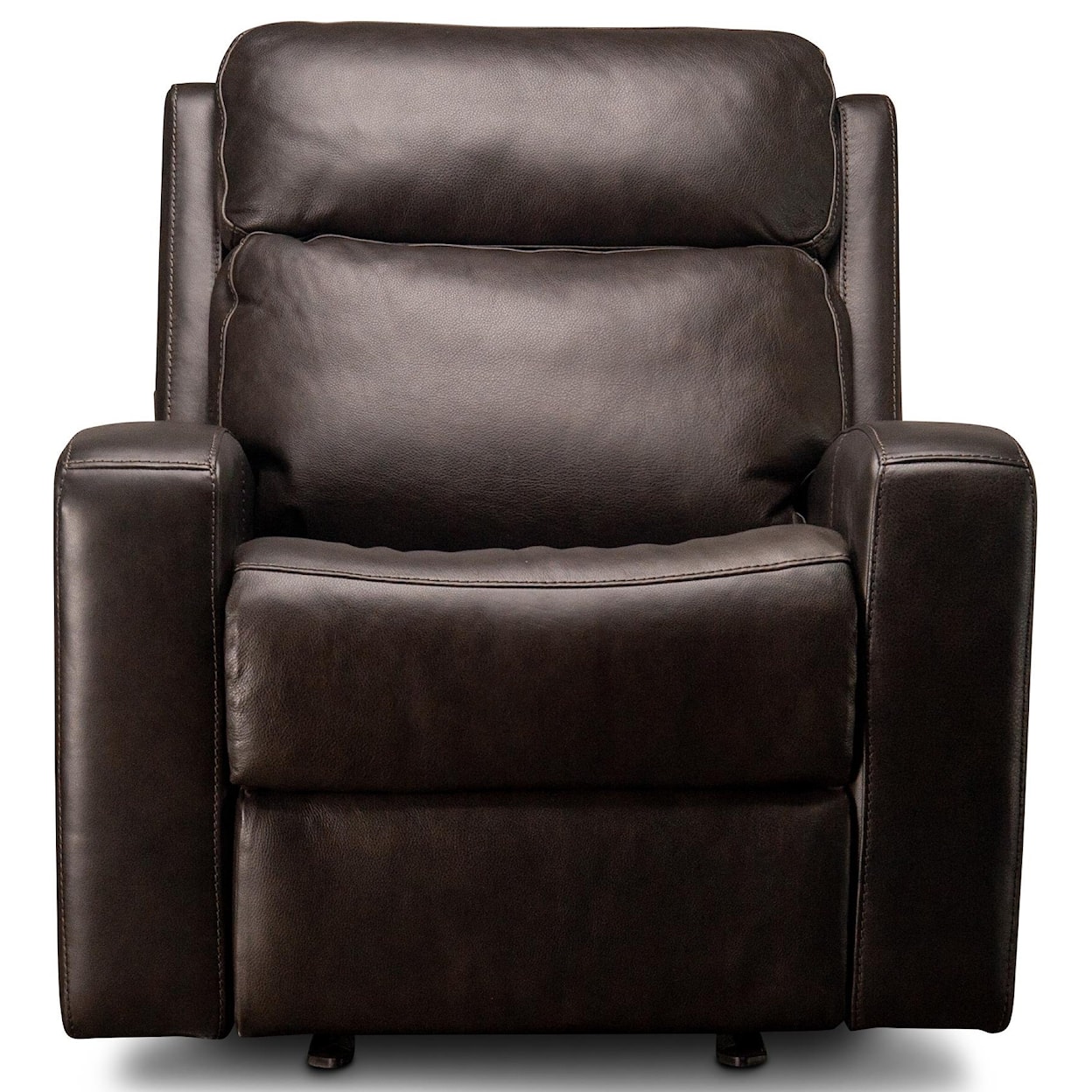 Flexsteel Casegoods Cordelia Cordelia Leather Match Power Glider Recliner