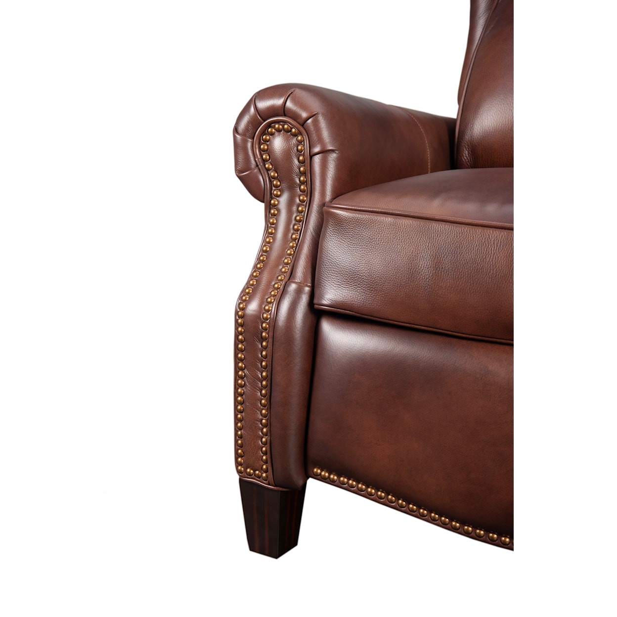 Barcalounger Meade Meade Leather Match Push Back Recliner