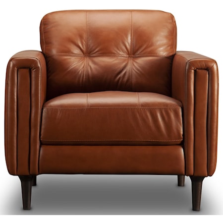 Carmelo Top Grain Leather Chair