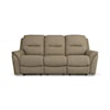 Flexsteel Wynwood Collection Joanne Joanne Power Leather Sofa