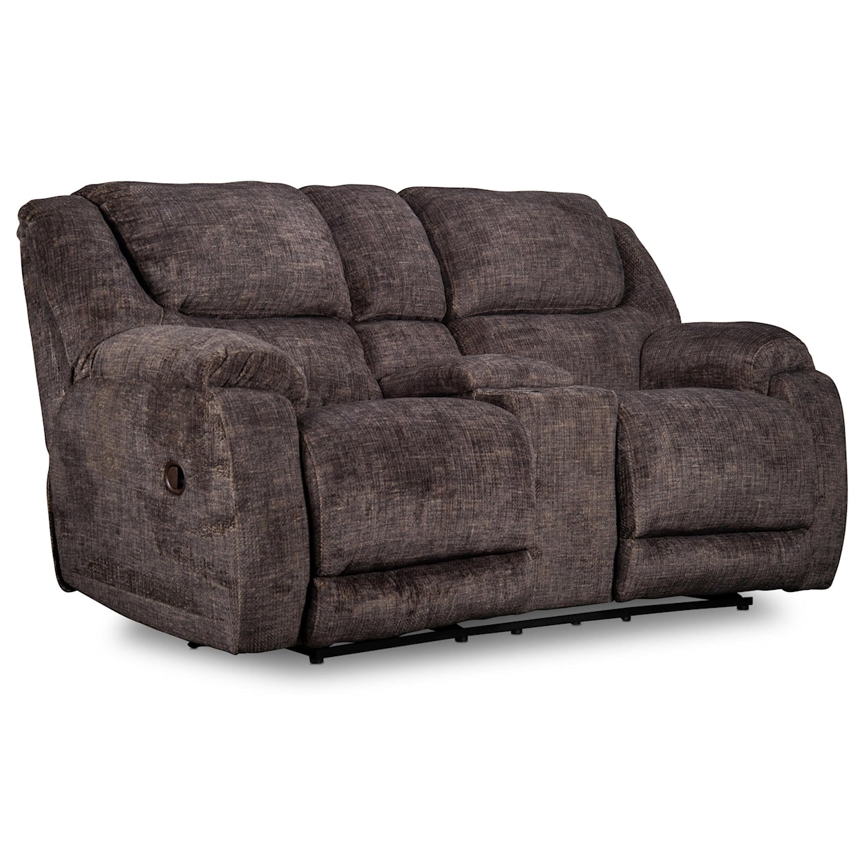 HomeStretch Aramis Aramis Reclining Loveseat with Console