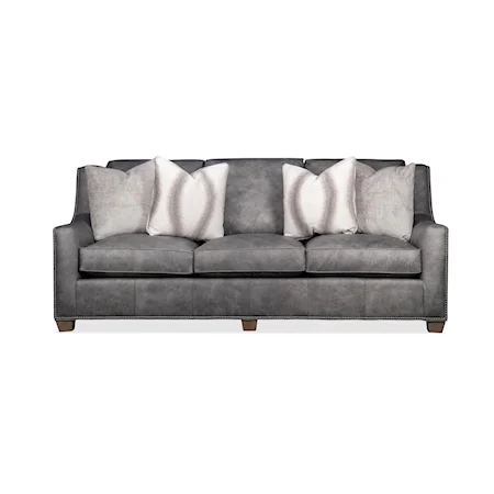 Warner Top-Grain Leather Sofa