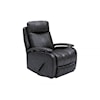 Barcalounger Duffy Duffy Leather Swivel Glider Recliner