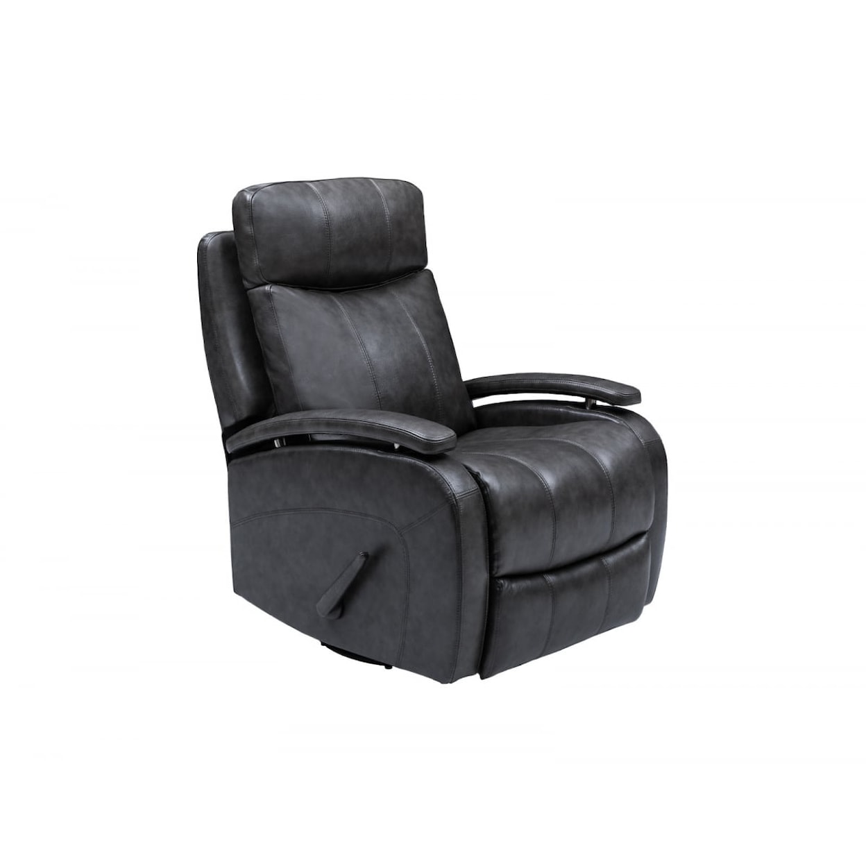 Barcalounger Duffy Duffy Leather Swivel Glider Recliner