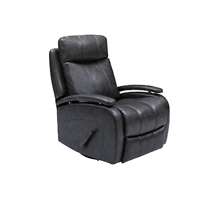Duffy Leather Swivel Glider Recliner