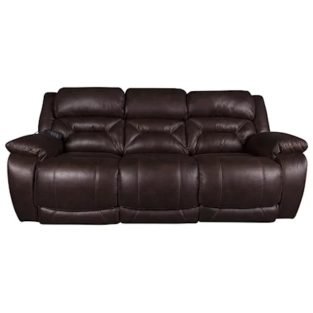 Power Reclining Sofa with Power Head rest and Lumbar Support!