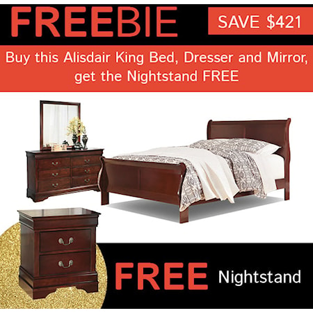 Alisdair King Bedroom Package with FREEBIE!