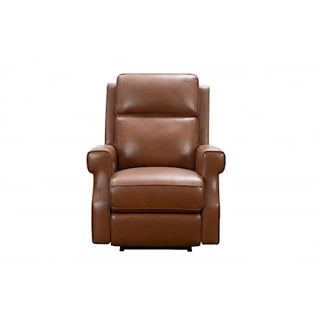 Power Leather Recliner with Power Headrest and Lumbar