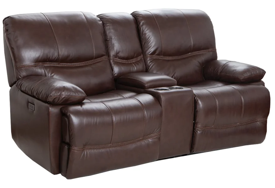 Cheers 70306 LEATHER MATCH POWER LOVESEAT W ZERO GRAVITY Darvin