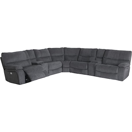 7 Piece Power Reclining Sectional