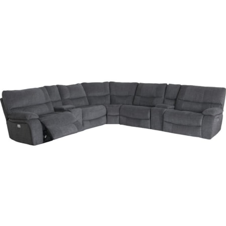 7 Piece Power Reclining Sectional
