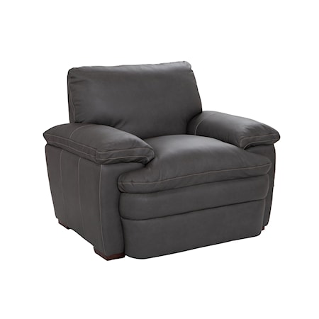 100% TOP GRAIN LEATHER CHAIR