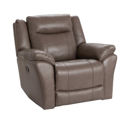 LEATHER MATCH POWER RECLINER