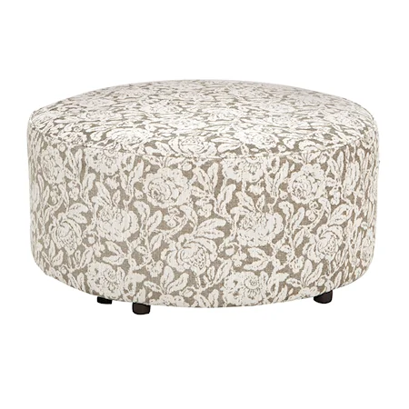 Round Cocktail Ottoman