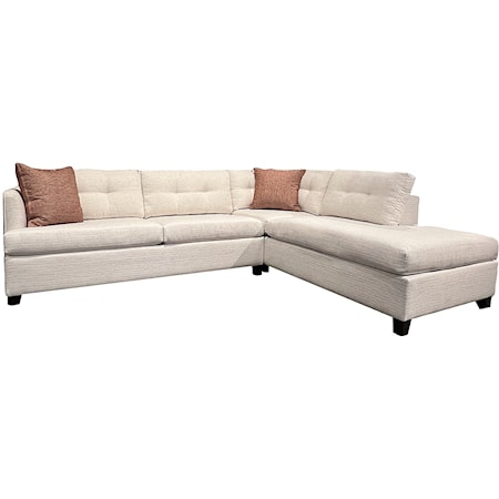 2 PIECE SECTIONAL W/QUEEN SLEEPER