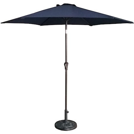 9'  Navy Blue Umbrella