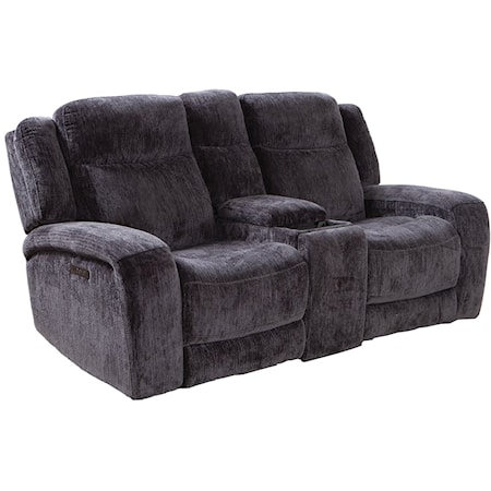 POWER RECLINING LOVESEAT W/POWER HEADRESTS