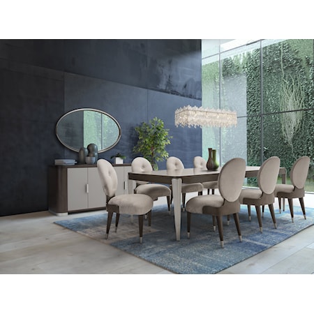 7 PIECE DINING SET