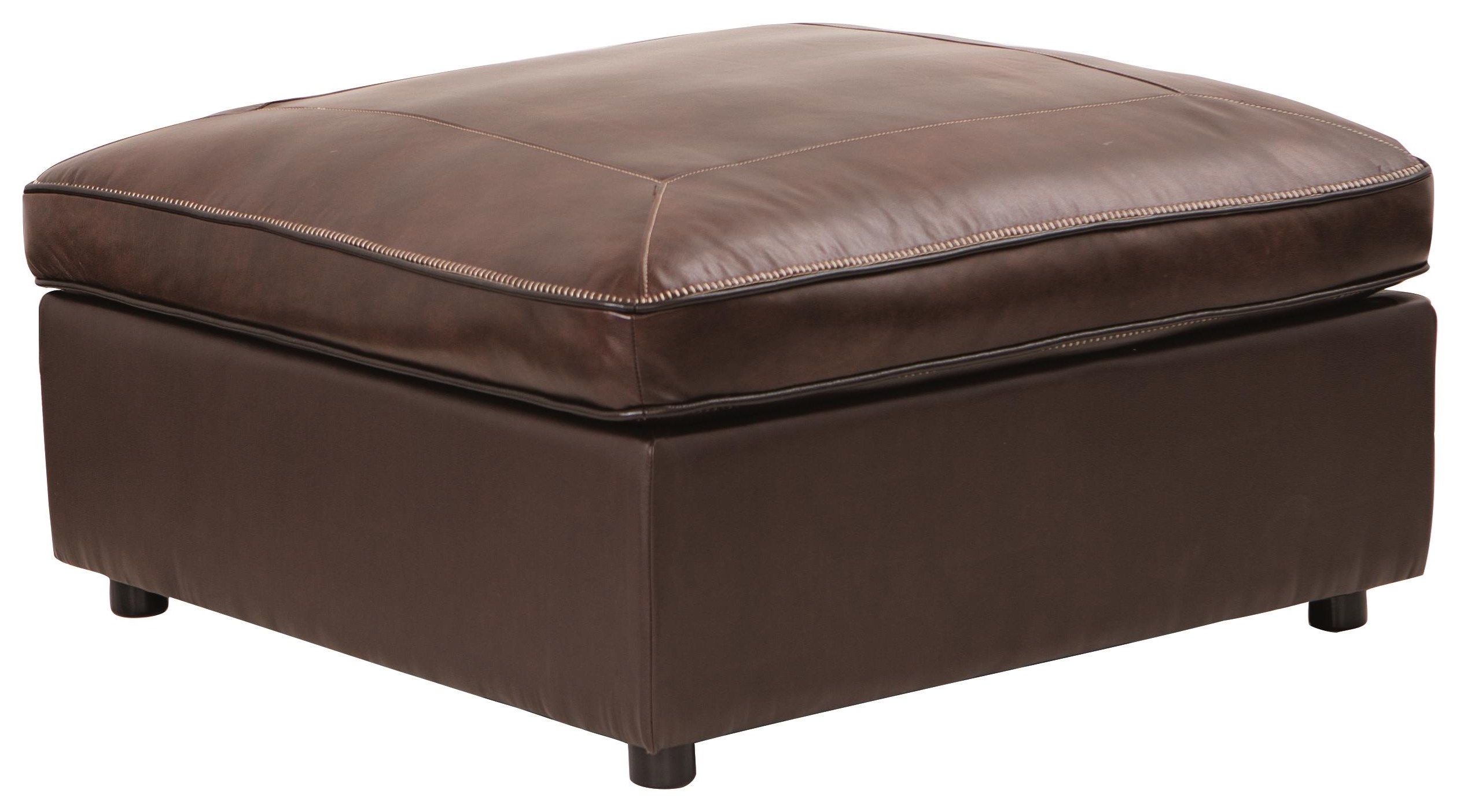 Faux leather deals cocktail ottoman