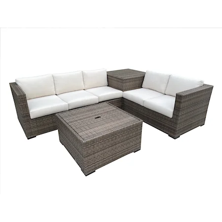 4 PIECE OUTDOOR SECTIONAL