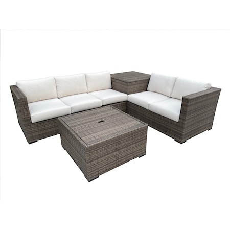 4 PIECE OUTDOOR SECTIONAL