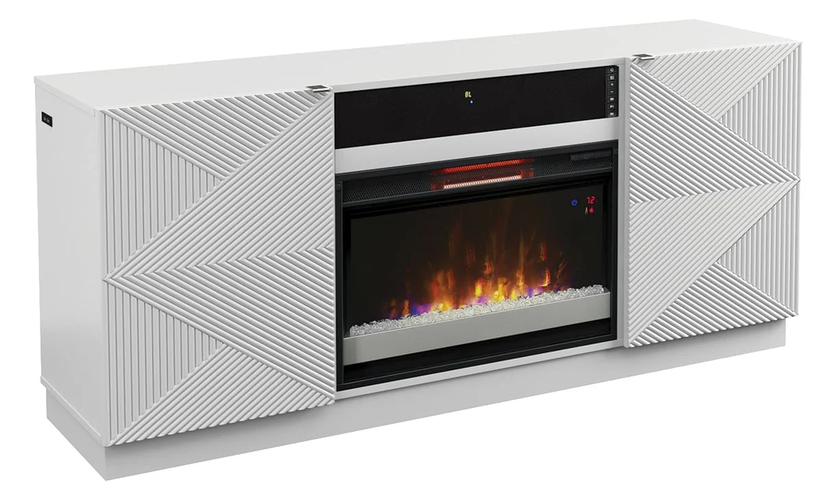 Twin Star Classic Flame Wall Mount Electric Fireplace Classic