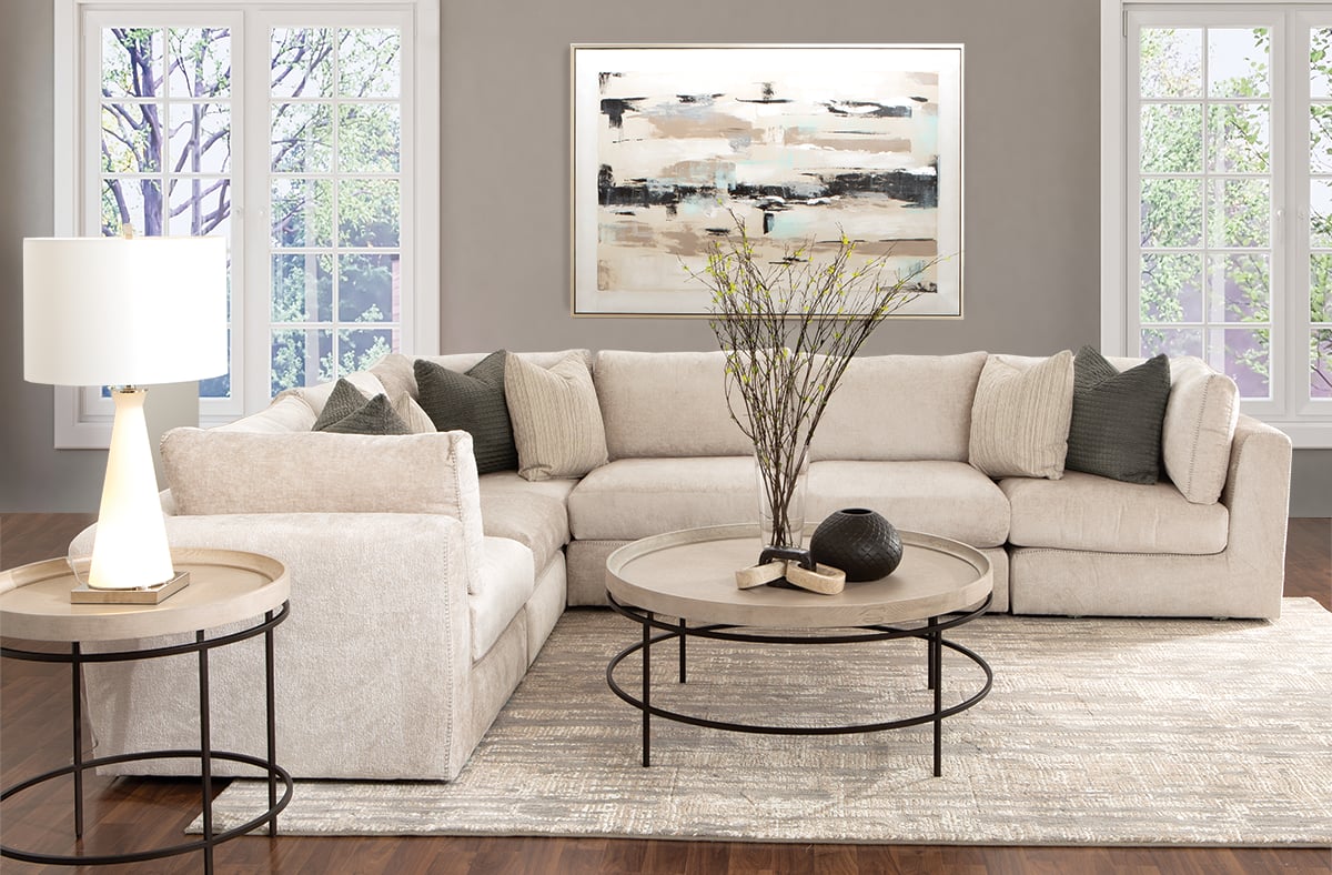 6 PIECE MODULAR SECTIONAL