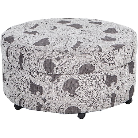 ROUND STORAGE COCKTAIL OTTOMAN