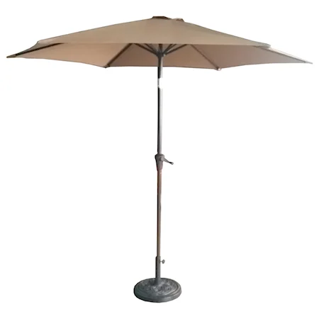 9' Tan Umbrella