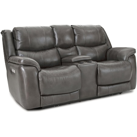 LEATHER MATCH PWR LOVESEAT W/PWR HEADRESTS