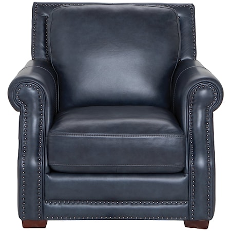 100% LEATHER CHAIR