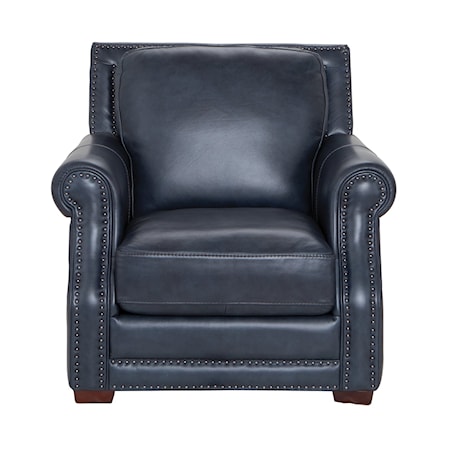 100% LEATHER CHAIR