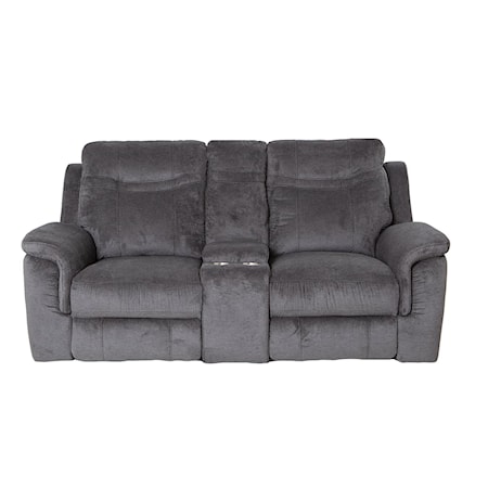 POWER CONSOLE LOVESEAT W/POWER HEADRESTS