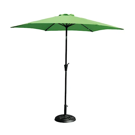 9' GREEN UMBRELLA