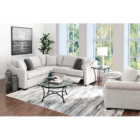 2 PIECE POWER SECTIONAL