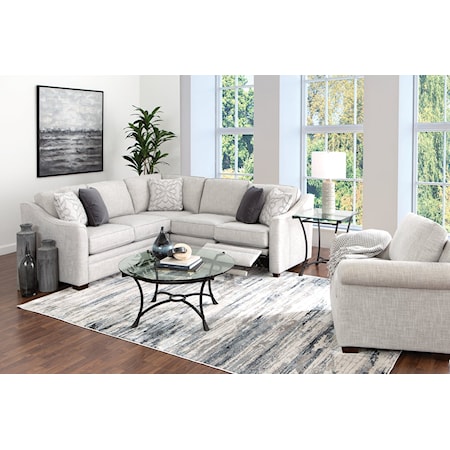 2 PIECE POWER SECTIONAL