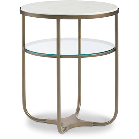 ROUND END TABLE