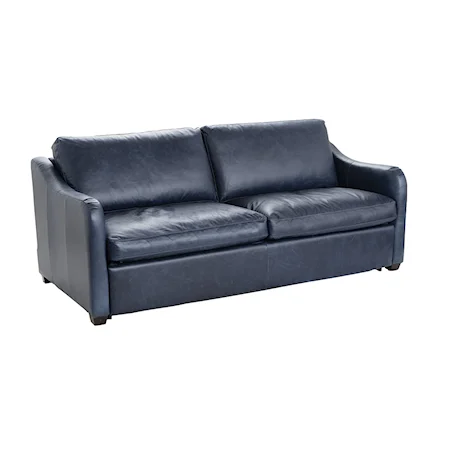 100% LEATHER QUEEN SLEEPER SOFA