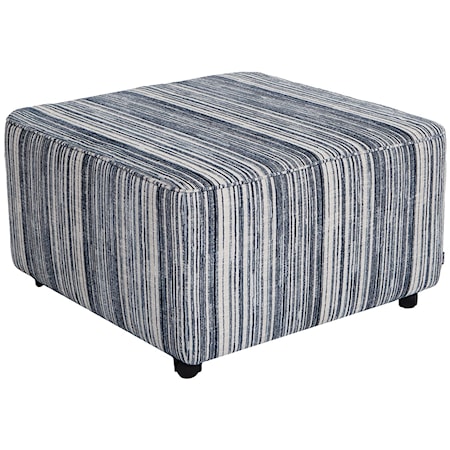 SQUARE OTTOMAN W/CASTERS