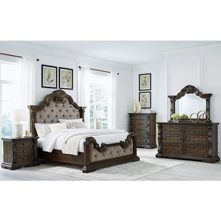 King Upholstered Bed