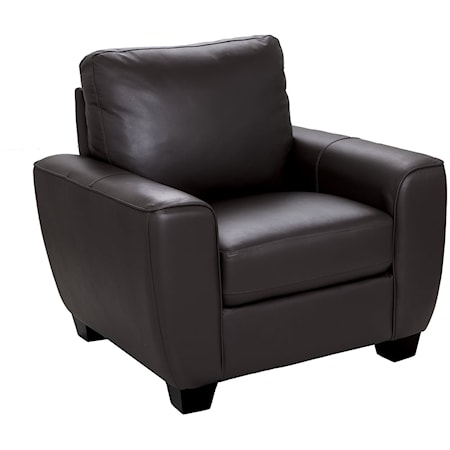 LEATHER MATCH CHAIR