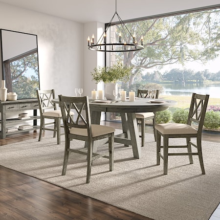 5 PIECE COUNTER HEIGHT DINING SET