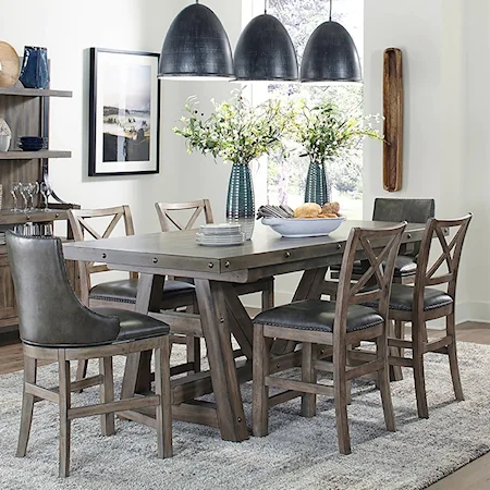 5 PIECE COUNTER HEIGHT DINING SET