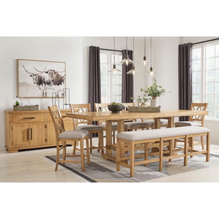 5 PIECE COUNTER HEIGHT DINING SET