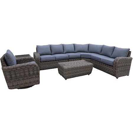 4 PC OUTDOOR SECTIONAL
