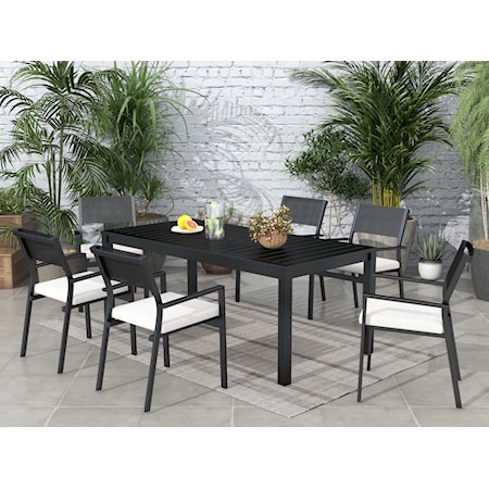 5 PIECE OUTDOOR DINING SET