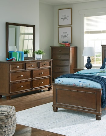 Twin Panel Bed