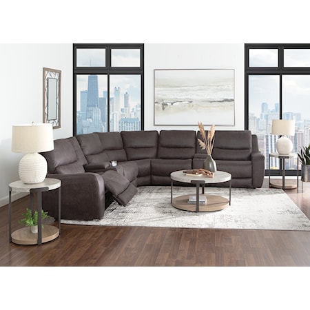 7 PIECE POWER SECTIONAL